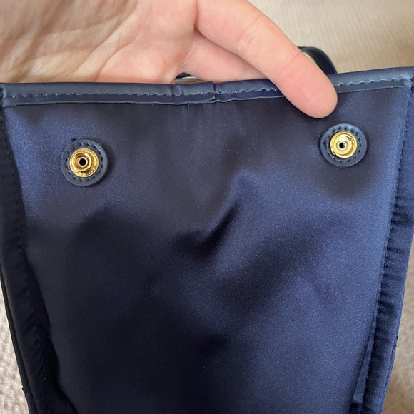 Kurt Geiger Navy Blue Quilted Tote Bag - Picture 4 of 9